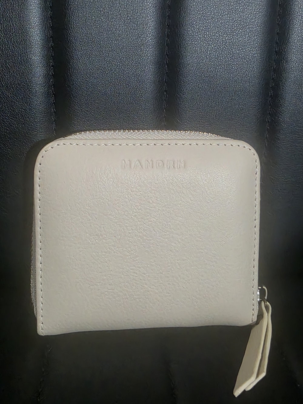 Mandrn 3/4 Zip Wallet - Cream